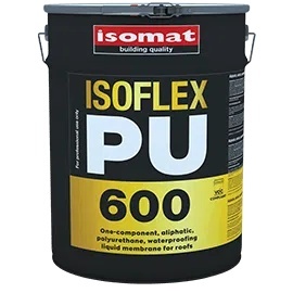 Isomat ISOFLEX-PU 600 - Membrana hidroizolanta cu priza rapida, rezistenta la UV, pentru acoperisuri tip terasa