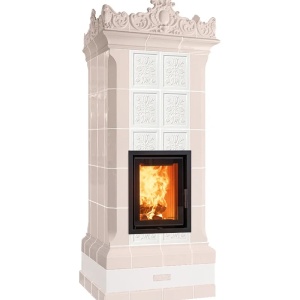 Madame - Soba pe lemne cu acumulare, din maiolica - 8,3 kW MM 004