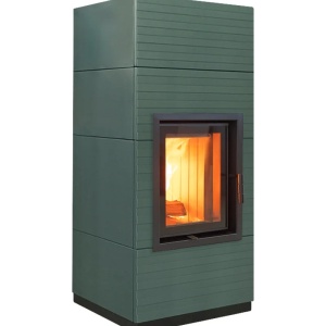 Mini - Soba pe lemne cu acumulare, din maiolica - 8,2 kW MN 018