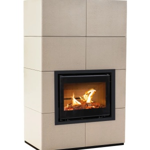 Over - Soba pe lemne cu acumulare, din maiolica - 8,4 kW OV 010