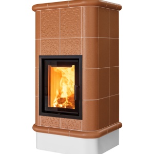 Quadra 4 Levels - Soba pe lemne cu acumulare, din maiolica - 8,2 kW QD 118