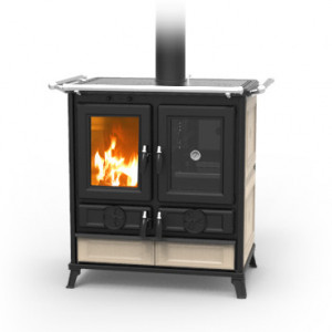 Soba de gatit pe lemne Thermorossi Violetta Evo 9,4 kW bej