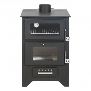 Soba pe lemne MG 450, negru