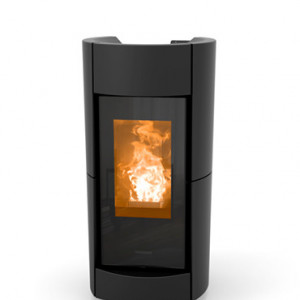 Soba pe peleti Thermorossi Chic Natural Plus Evo 11,4 kW negru