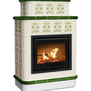 Sparta - Soba pe lemne cu acumulare, din maiolica - 8,4 kW SP 011