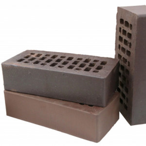 TOBA - caramida klinker cu goluri, mix maro, 250x120x65cm