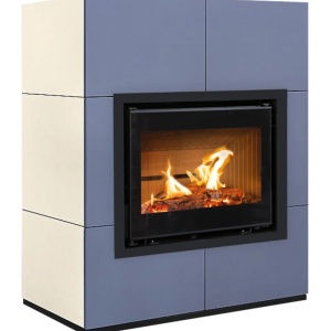 Wide - Soba pe lemne cu acumulare, din maiolica - 8,4 kW WD 004