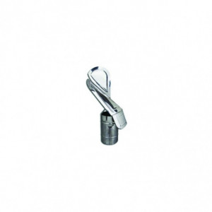 Capac terminal cocos pentru cos fum, inox