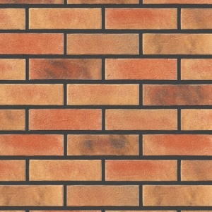 Caramida Aparenta Aarhus, rosu multicolor carbon, NF (240x71x14 mm) rost antracit