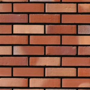Caramida Aparenta Filsum 50-50, rosu vulcanic multicolor, NF (240x71x14 mm) rost negru