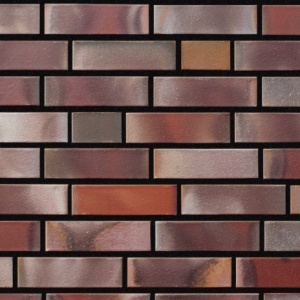 Caramida Aparenta Oxford, rosu brun carbon multicolor, NF (240x71x14 mm) rost antracit