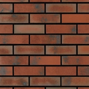 Caramida Aparenta Westerwald, rosu carbon multicolor, neteda, NF (240x71x14 mm) rost negru