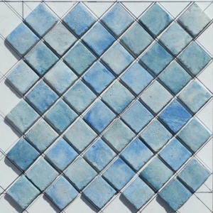 Caramida decorativa mozaic, Turquoise, 60x60 mm