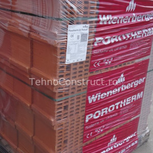 Caramida Porotherm 25 Robust Portanta palet 