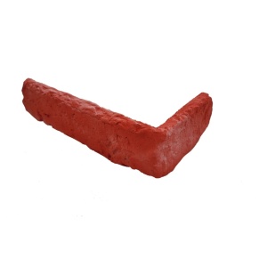Coltar caramida aparenta Pastel Corner, Red, 265x65x15 mm