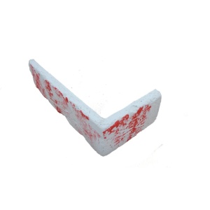 Coltar caramida aparenta Pastel Corner, Red Whitened, 265x65x15 mm