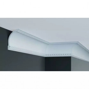 Cornisa decorativa Manavi C771F din poliuretan flexibil 10x7x244 cm