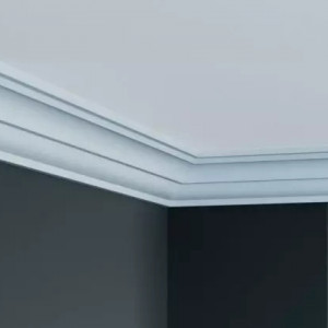 Cornisa decorativa Manavi P809 din poliuretan 6.4x6x200 cm