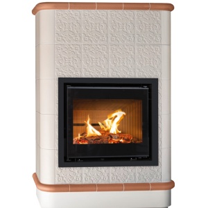 Creta 5 Levels - Soba pe lemne cu acumulare, din maiolica - 8,4 kW CC 001