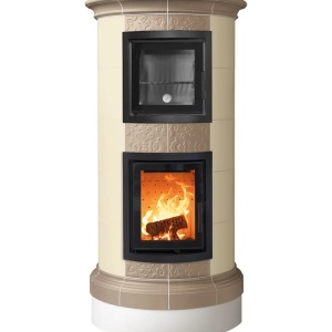 Gala - Soba pe lemne cu acumulare si cuptor, din maiolica - 8,6 kW GL 002