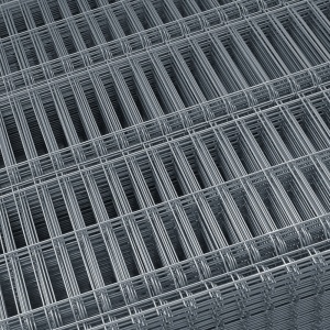 plasa gard zincata tip panou bordurat gri 1700 x 2000 mm