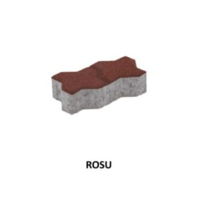 Pavaj Uniloc Rosu 24,3x10,6x6 cm