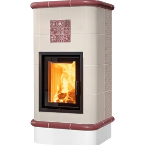 Quadra 4 Levels - Soba pe lemne cu acumulare, din maiolica - 8,2 kW - Img 5