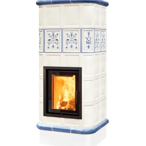 Quadra 5 Levels - Soba pe lemne cu acumulare, din maiolica - 8,2 kW QC 033