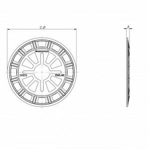 RawlPlug R-KWL - taler universal pentru vata minerala schema