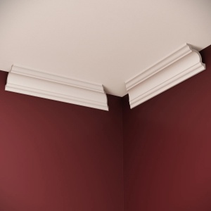 Set colt interior predebitat 45° pentru cornisa decorativa C8 Manavi, 2 bucati
