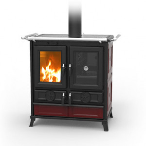 Soba de gatit pe lemne Thermorossi Violetta Evo 9,4 kW bordeaux