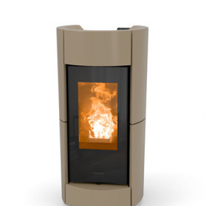 Soba pe peleti Thermorossi Chic Natural Plus Evo 11,4 kW turtledove