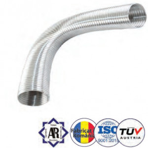 Tub extensibil aluminiu comprimat