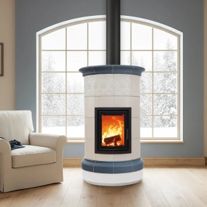 Alpina 4 Levels - Soba pe lemne cu acumulare, din maiolica - 8,2 kW