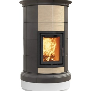 Alpina 4 Levels - Soba pe lemne cu acumulare, din maiolica - 8,2 kW AL 011
