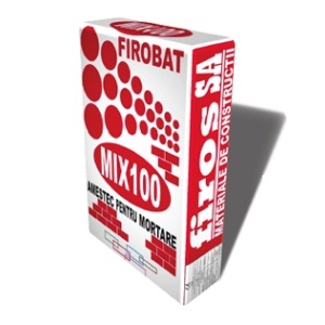 Amestec premixat Firos FIROBAT MIX 100 pentru mortare de zidarie si tencuire