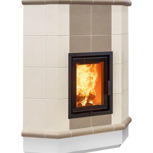 Atena 4 Levels - Soba pe lemne cu acumulare, din maiolica - 8,2 kW AT 017