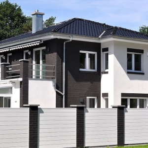 Caramida Aparenta Aarhus, antracit, NF (240x71x14 mm) gard