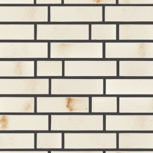 Caramida Aparenta Nizza, alb perlat, NF (240x71x14 mm) rost antracit