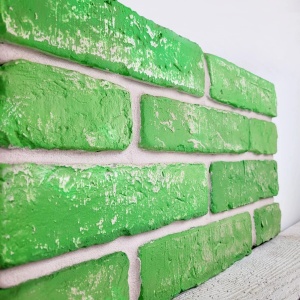 caramida aparenta Pastel Tiles verde pastel perete decorativ