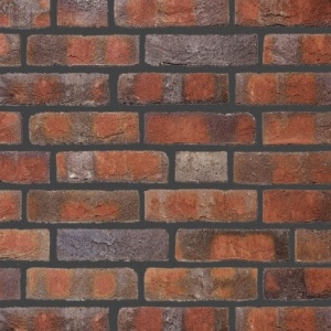 Caramida Aparenta Wasserstrich, rosu brun multicolor, NF (240x71x14 mm) rost antracit