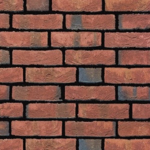 Caramida Aparenta Wasserstrich, rosu deschis multicolor, NF (240x71x14 mm) rost negru
