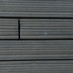 Caramida decorativa ciment fatada Long Niva Graphite G02 finisaj structurat