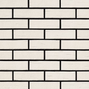 Caramida Klinker Aarhus, alb-perlat (240x115x71 mm) rost negru