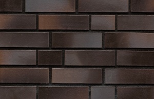caramida decorativa premium antracit cu nuante arse pentru exterior