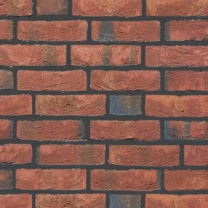 Caramida Klinker Wasserstrich, rosu deschis multicolor, NF (240x115x71 mm) rost antracit