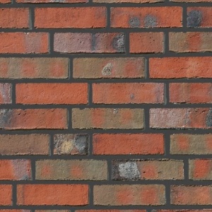 Caramida Klinker Wiesmoor, rosu albastrui multicolor, NF (240x115x71 mm) rost antracit