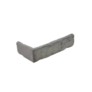 Coltar caramida aparenta Old Brick Corner Tile, Grey, 265x65x15 mm