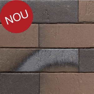 Coltar klinker subtire Terca Pelaris Maroon Brown 215x65x14 mm