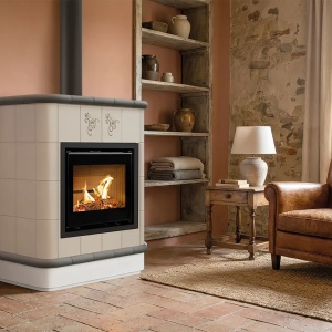 Creta 4 Levels - Soba pe lemne cu acumulare, din maiolica - 8,4 kW